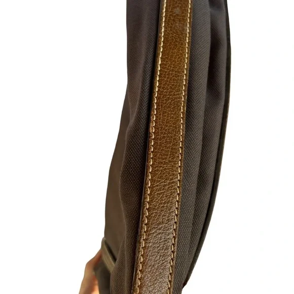 Grey Canvas and Leather Celine - Picture 6 of 8